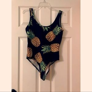 Pineapple Bodysuit/ Bathing Suit
